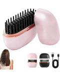 Mini Plancha Inalámbrica Recargable | Cabello Liso o Rizado en 30 Segundos, 3 Temperaturas
