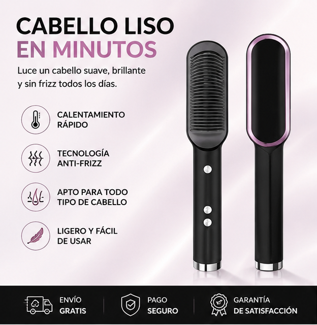 Cabello liso en minutos